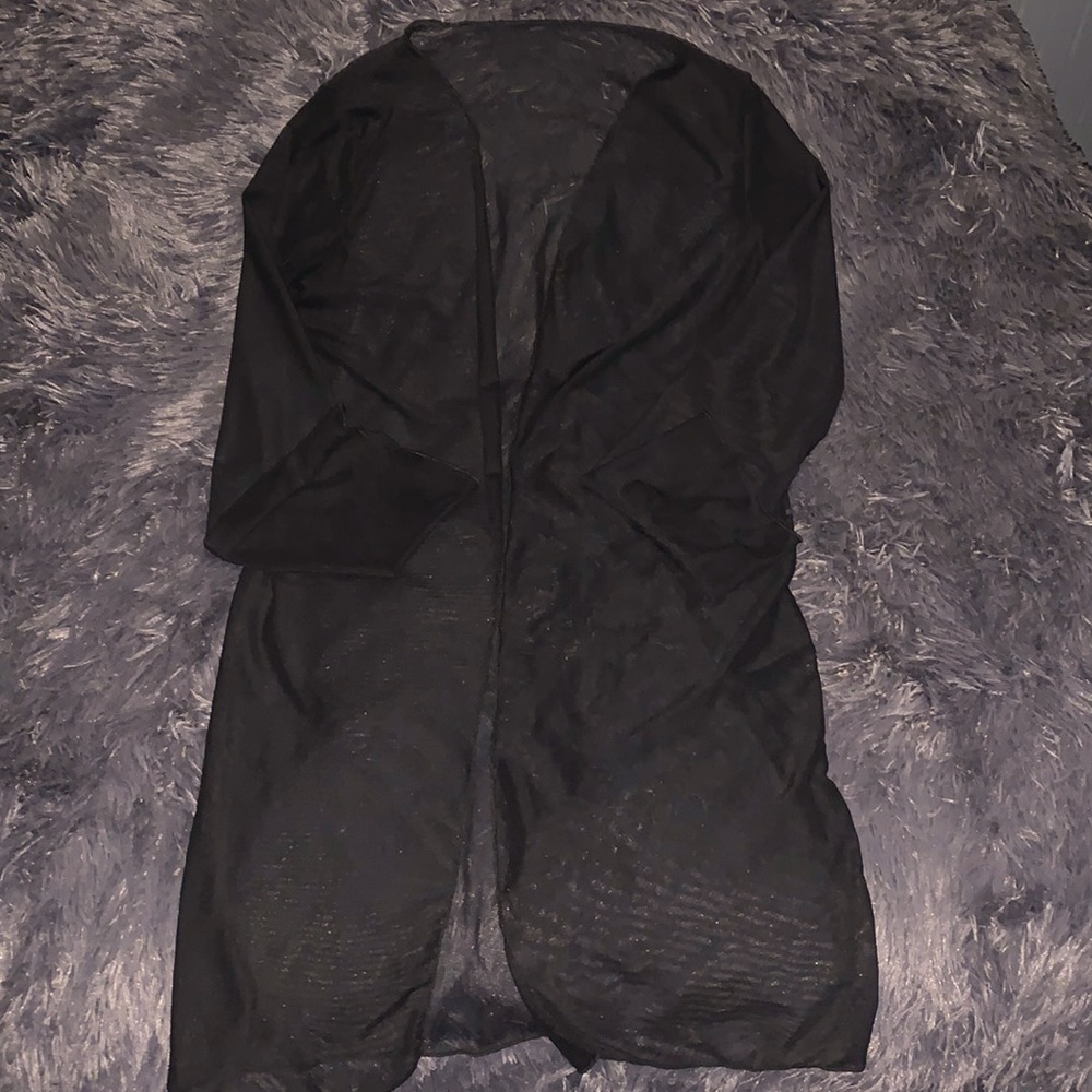 Sheer bikini cover up size small.